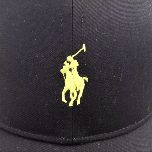 POLO RALPH LAUREN Baseball Cap w/Pony Strap Back - Picture 2 of 8